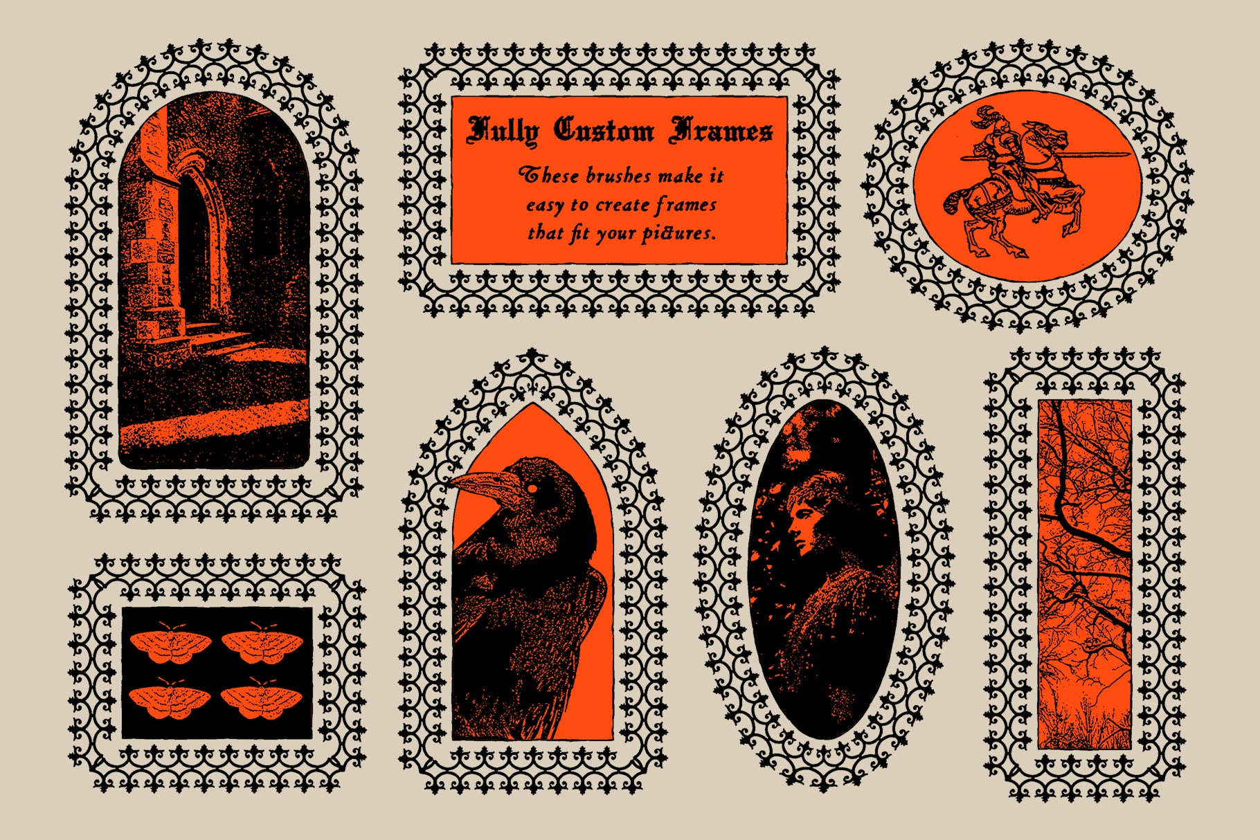 Cursed Illustrator Brushes