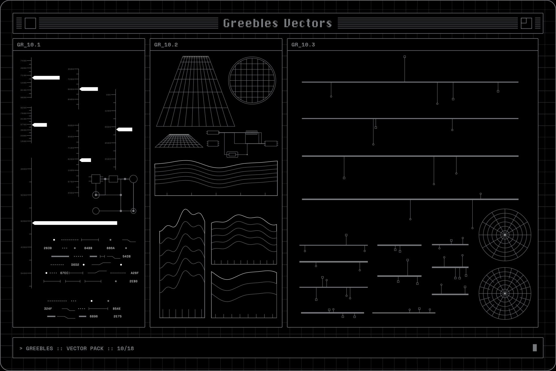 Greebles Vector Pack