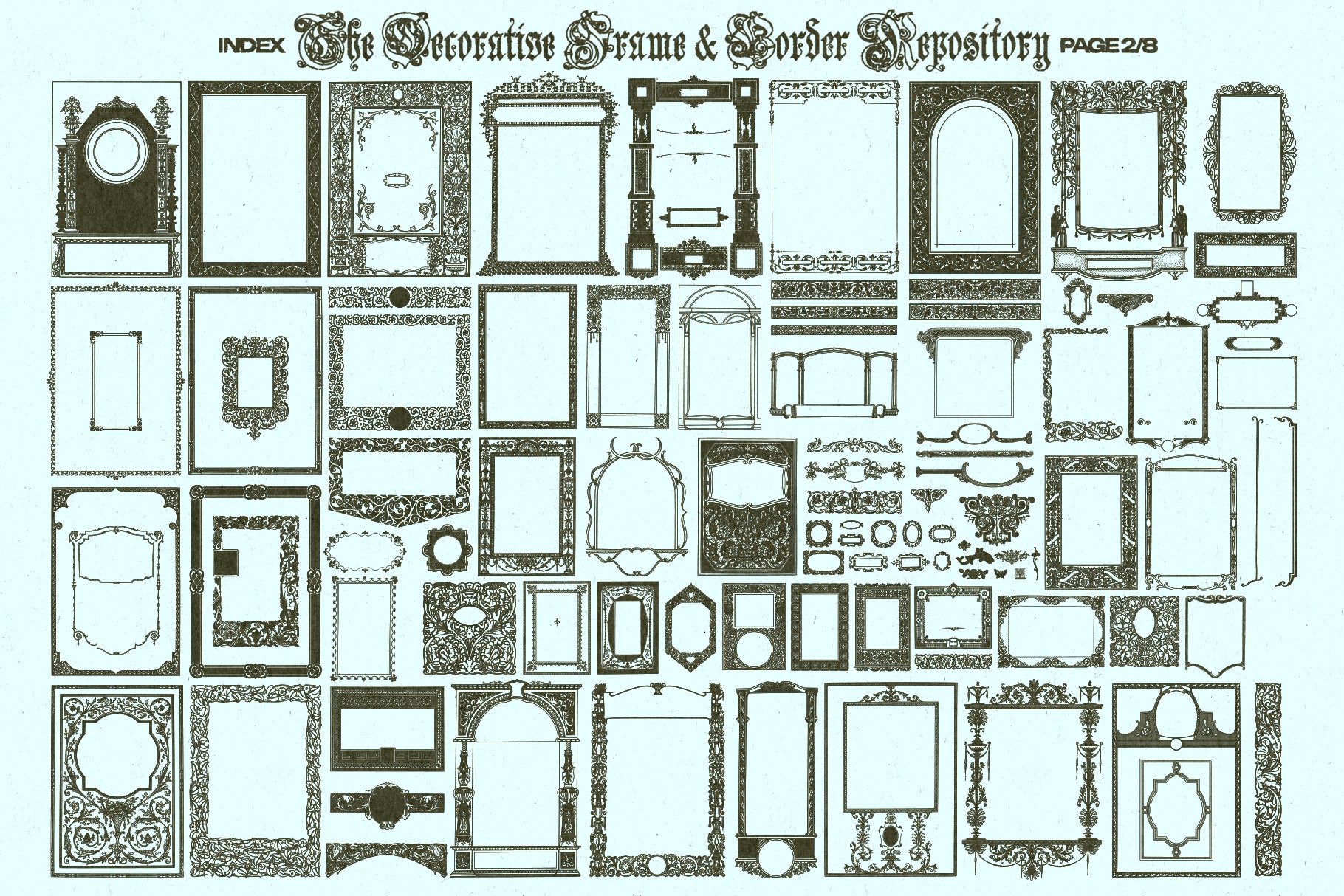 The Decorative Frame & Border Repository Volume II
