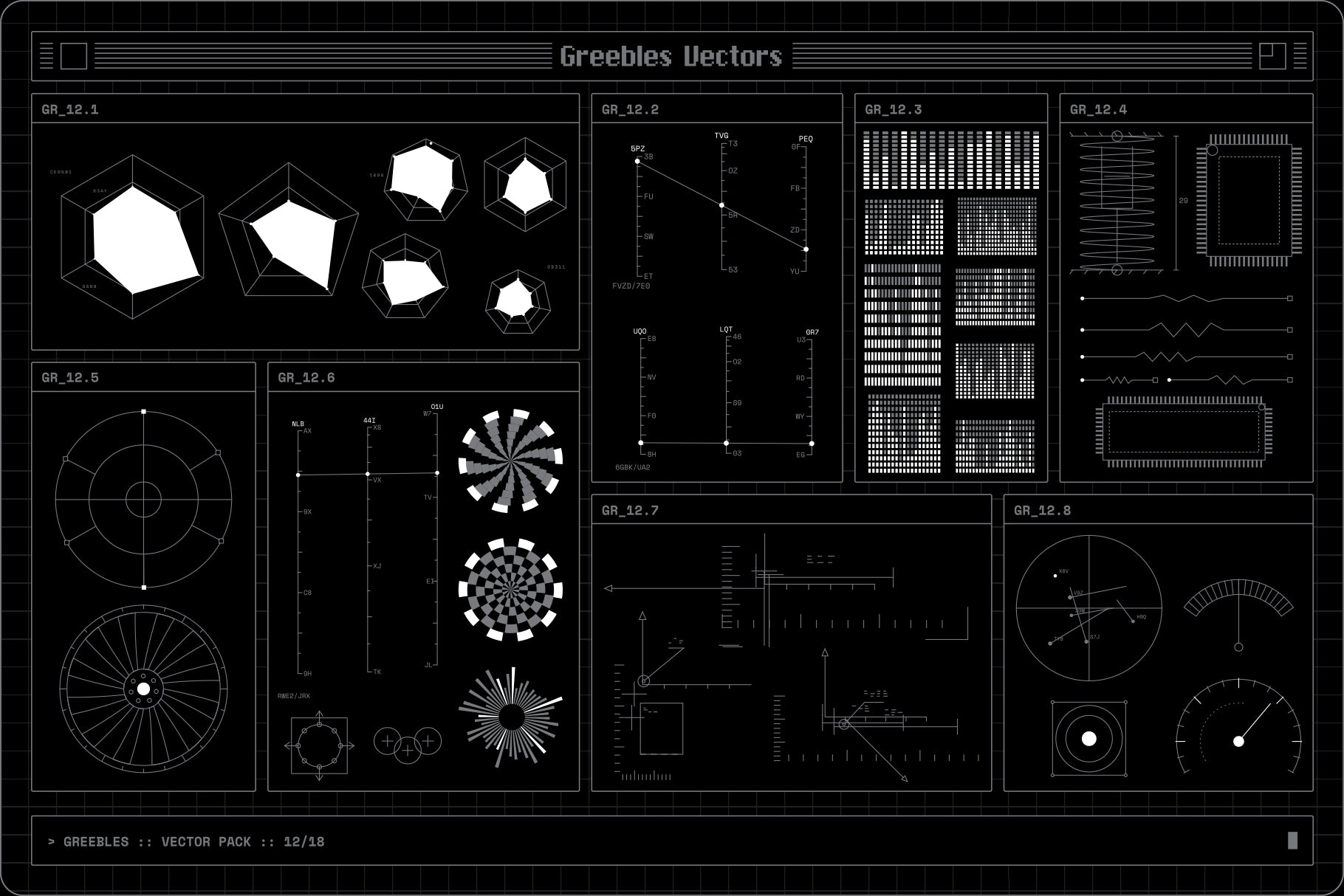 Greebles Vector Pack