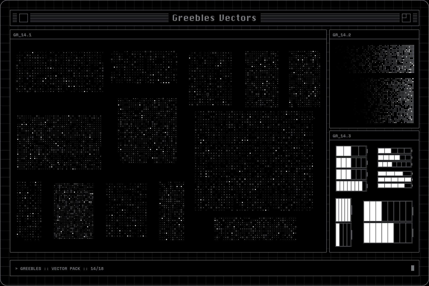 Greebles Vector Pack