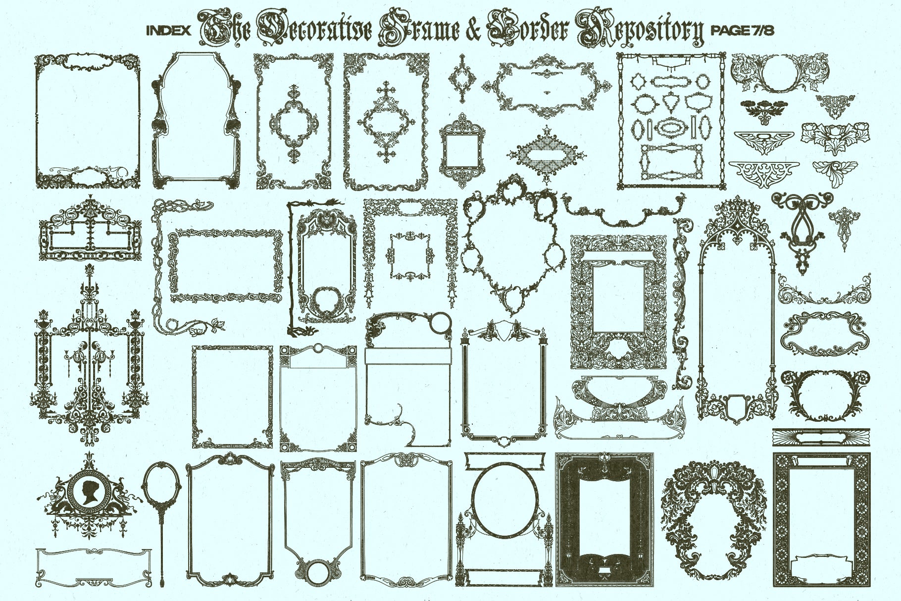 The Decorative Frame & Border Repository Volume II