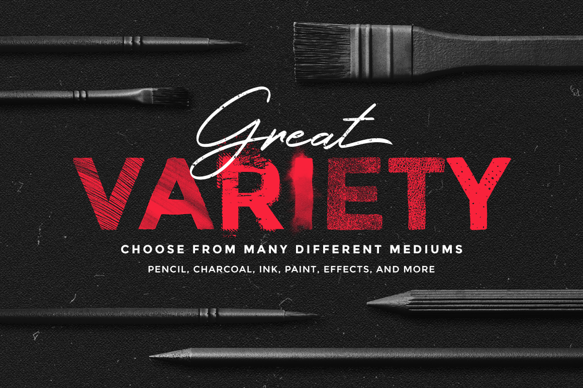 Procreate Brushes Bundle Vol.01