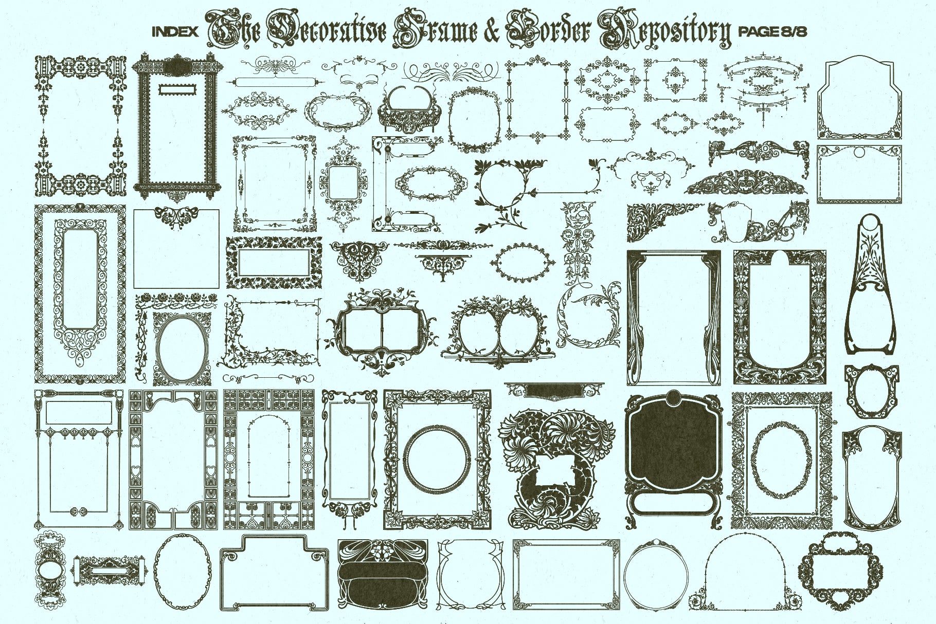 The Decorative Frame & Border Repository Volume II