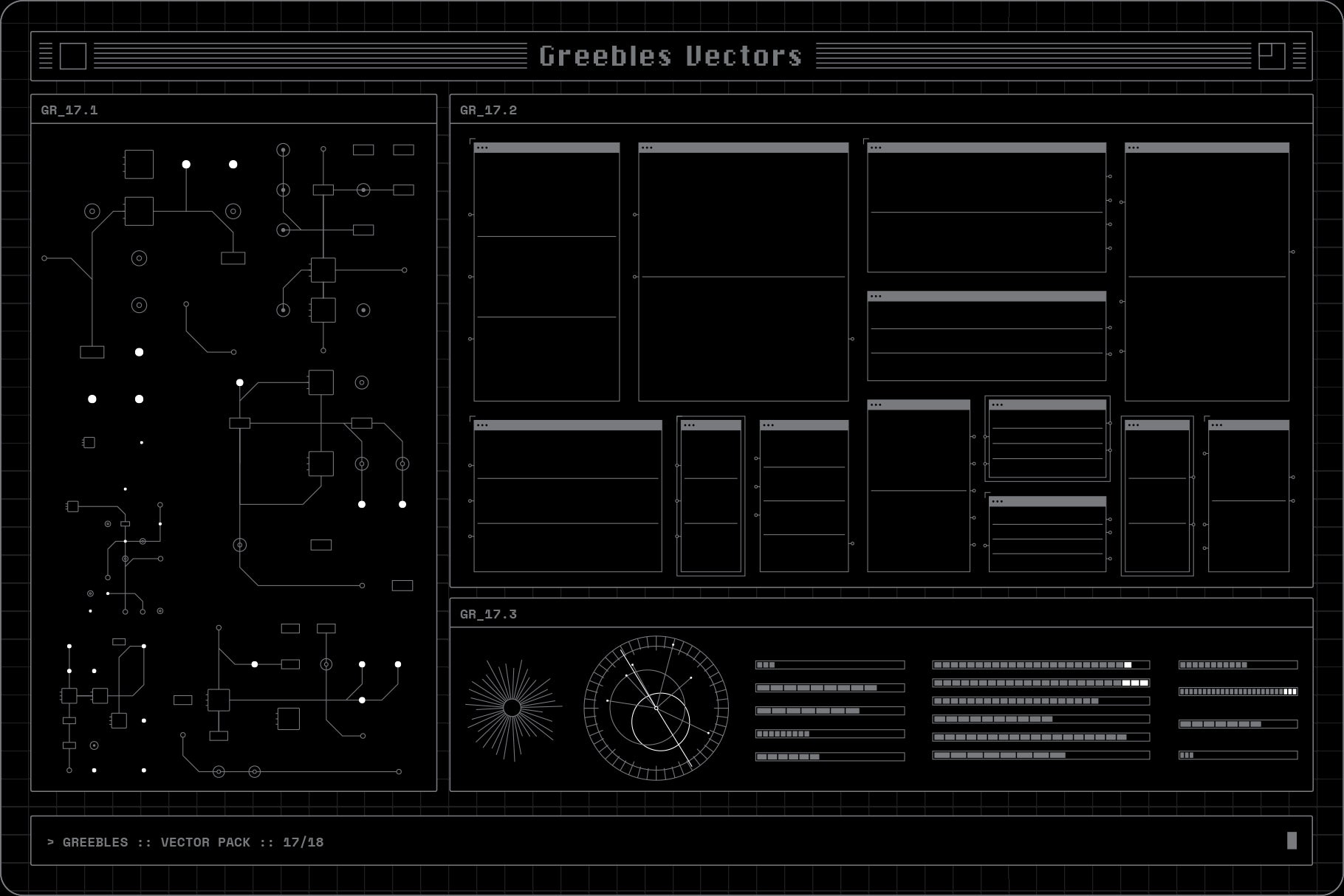 Greebles Vector Pack