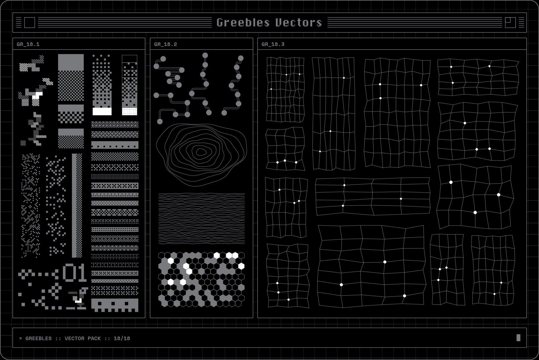 Greebles Vector Pack