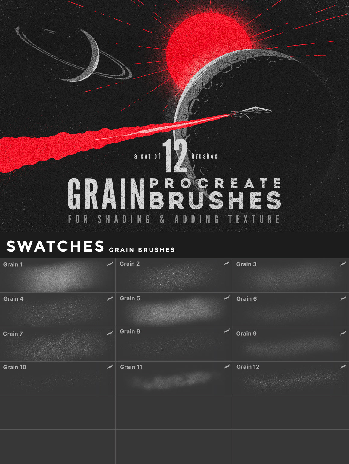 Procreate Brushes Bundle Vol.01