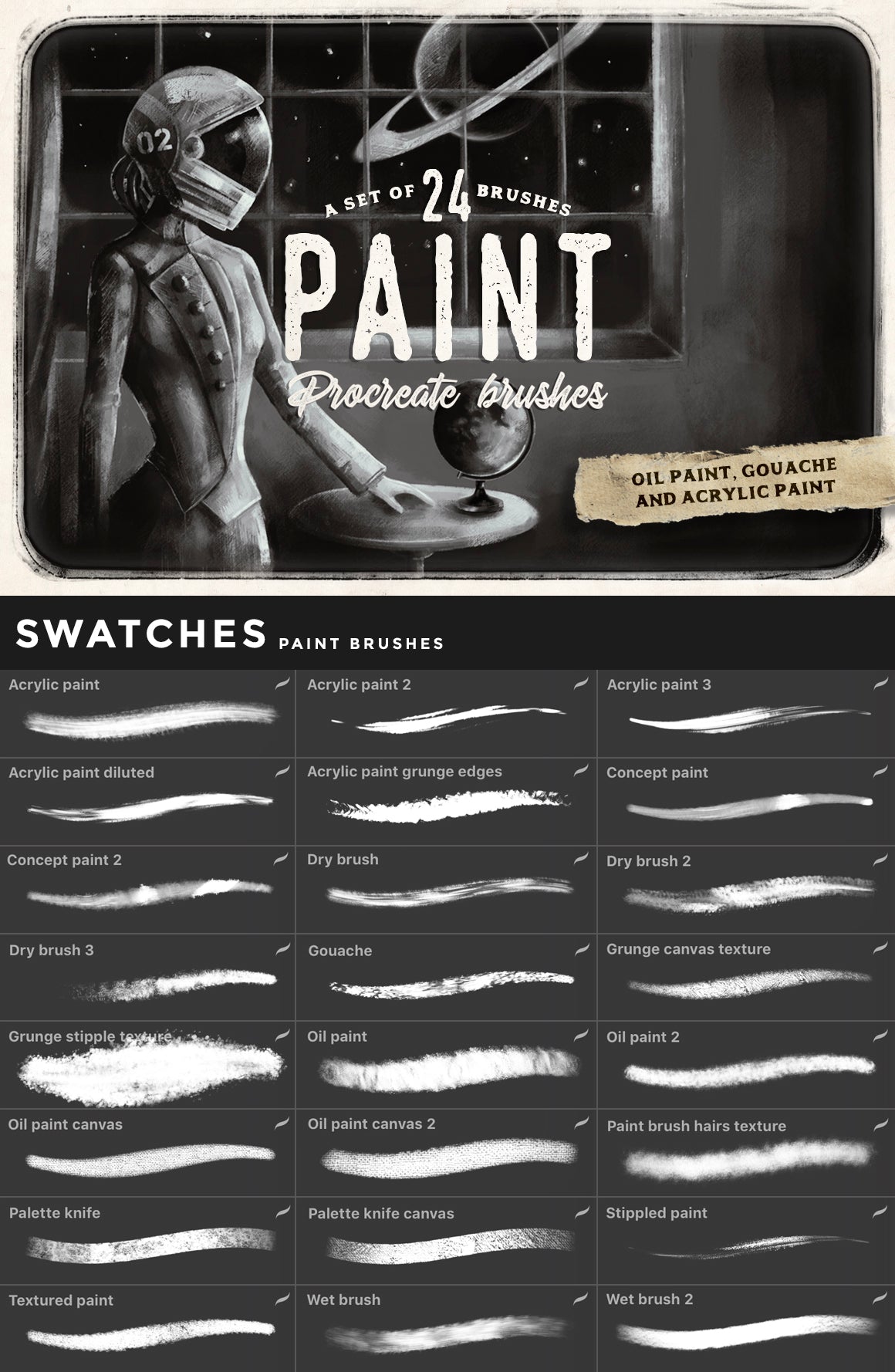 Procreate Brushes Bundle Vol.01