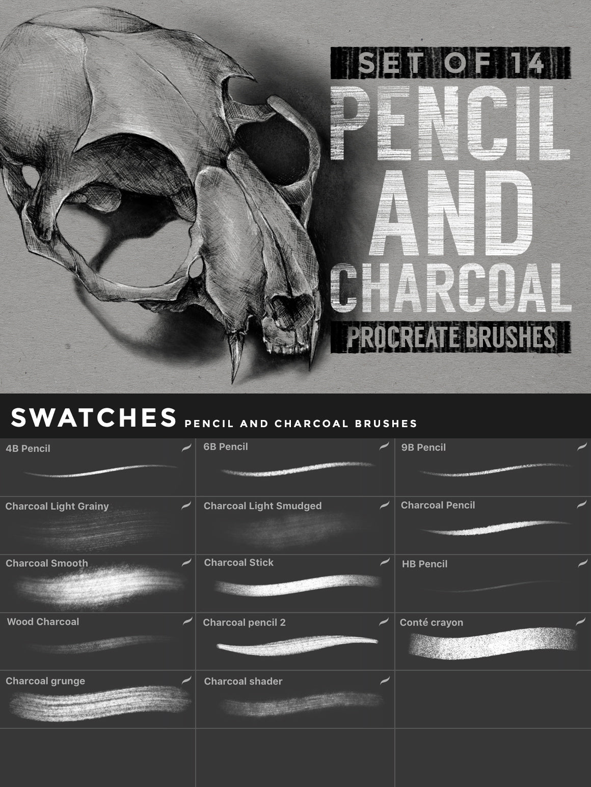 Procreate Brushes Bundle Vol.01