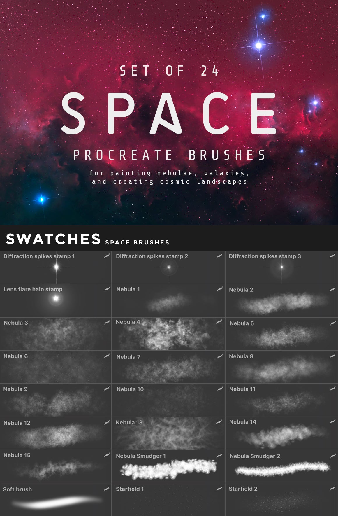 Procreate Brushes Bundle Vol.01