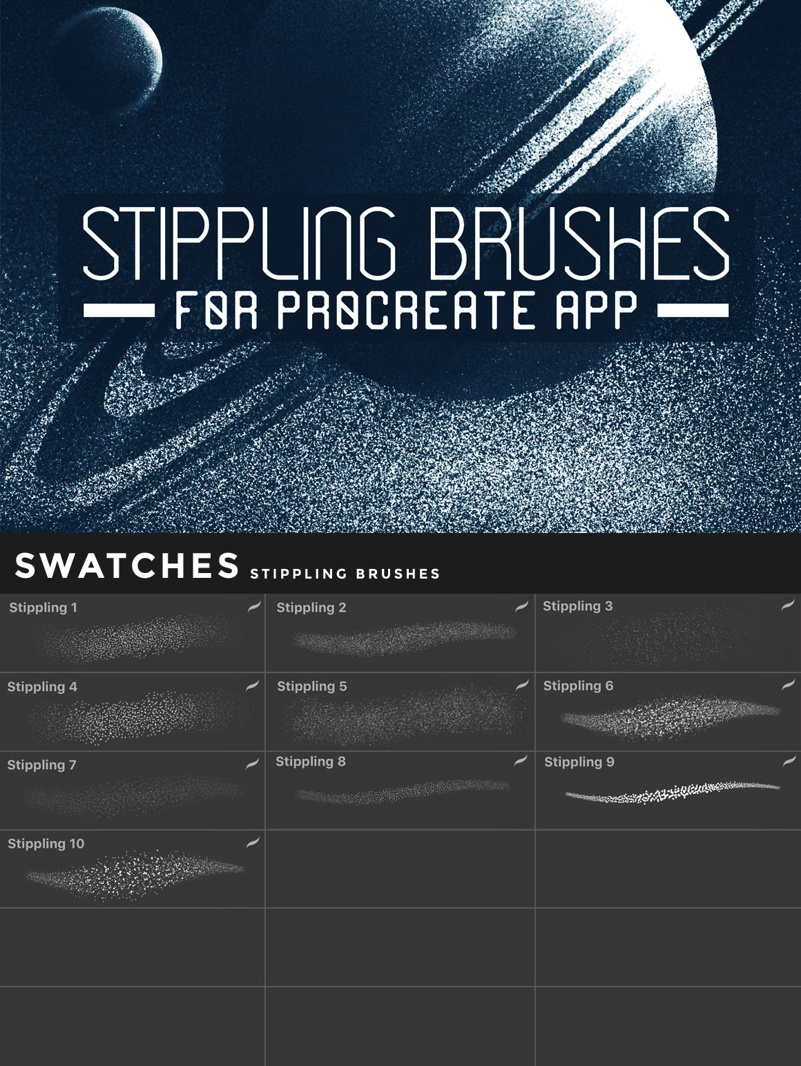 Procreate Brushes Bundle Vol.01