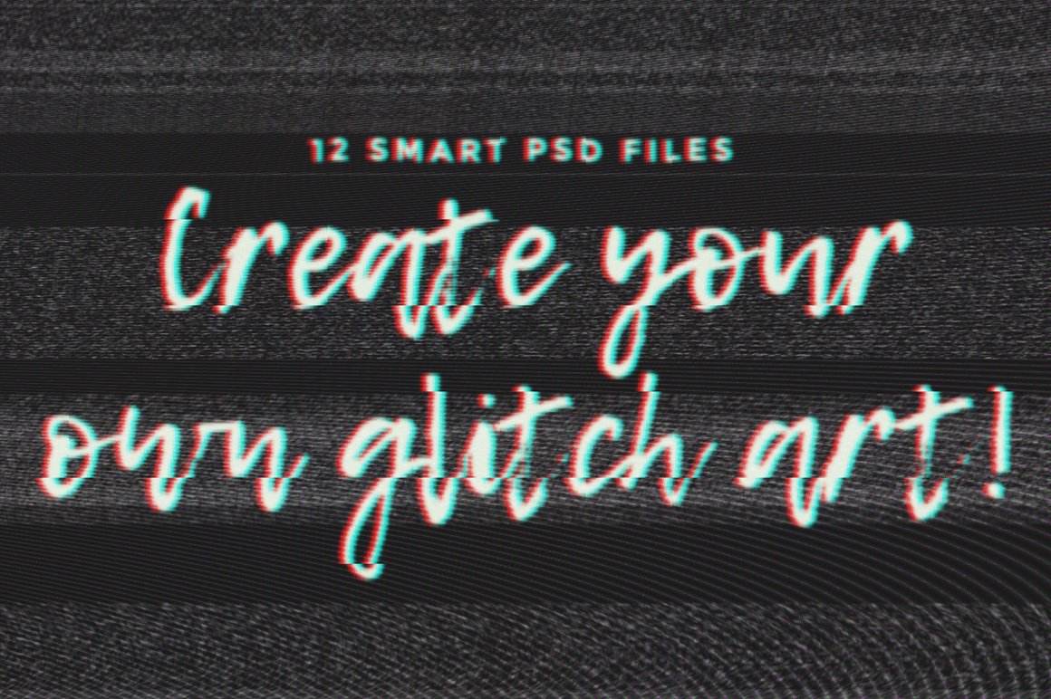 Glitch Text Effects for Photoshop Vol. II