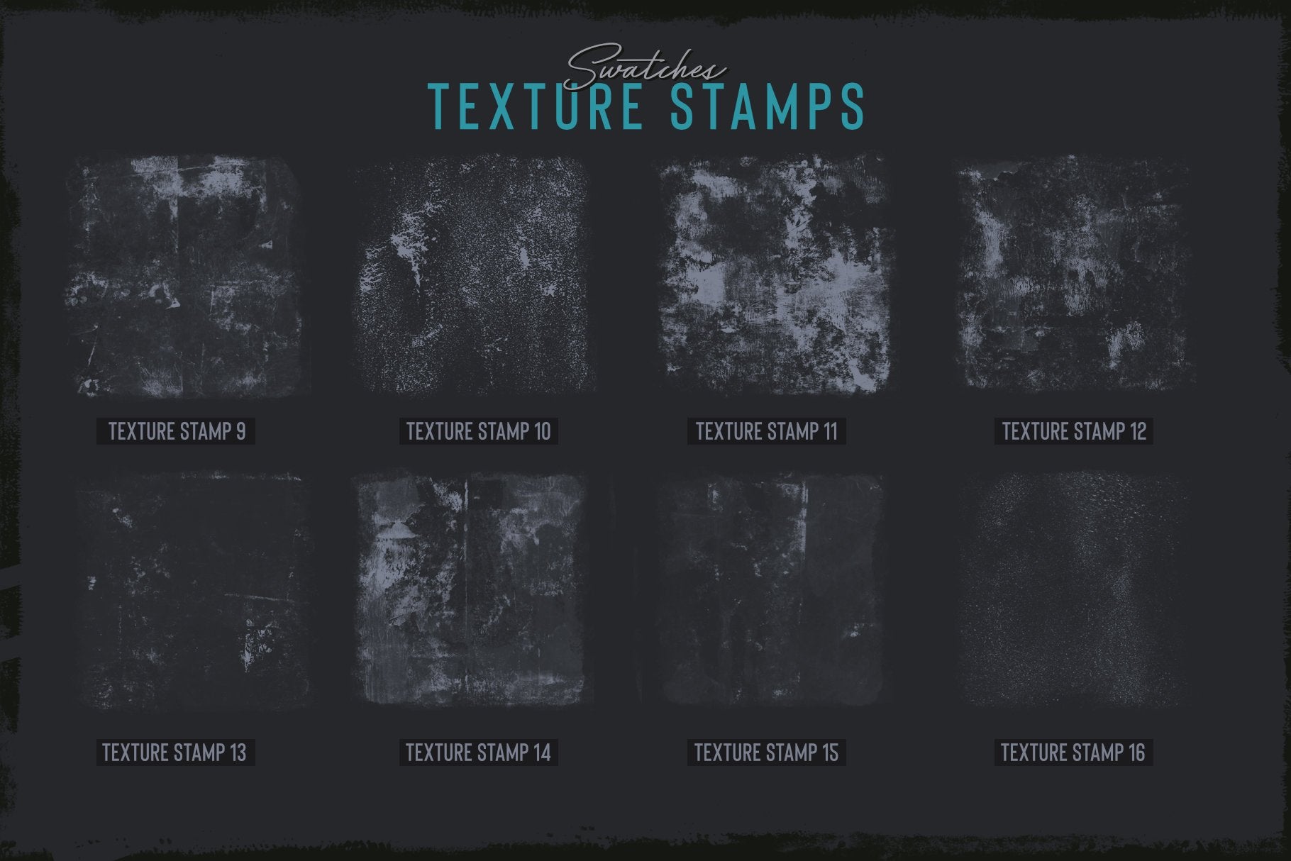 Grunge Toolbox Procreate Brushes