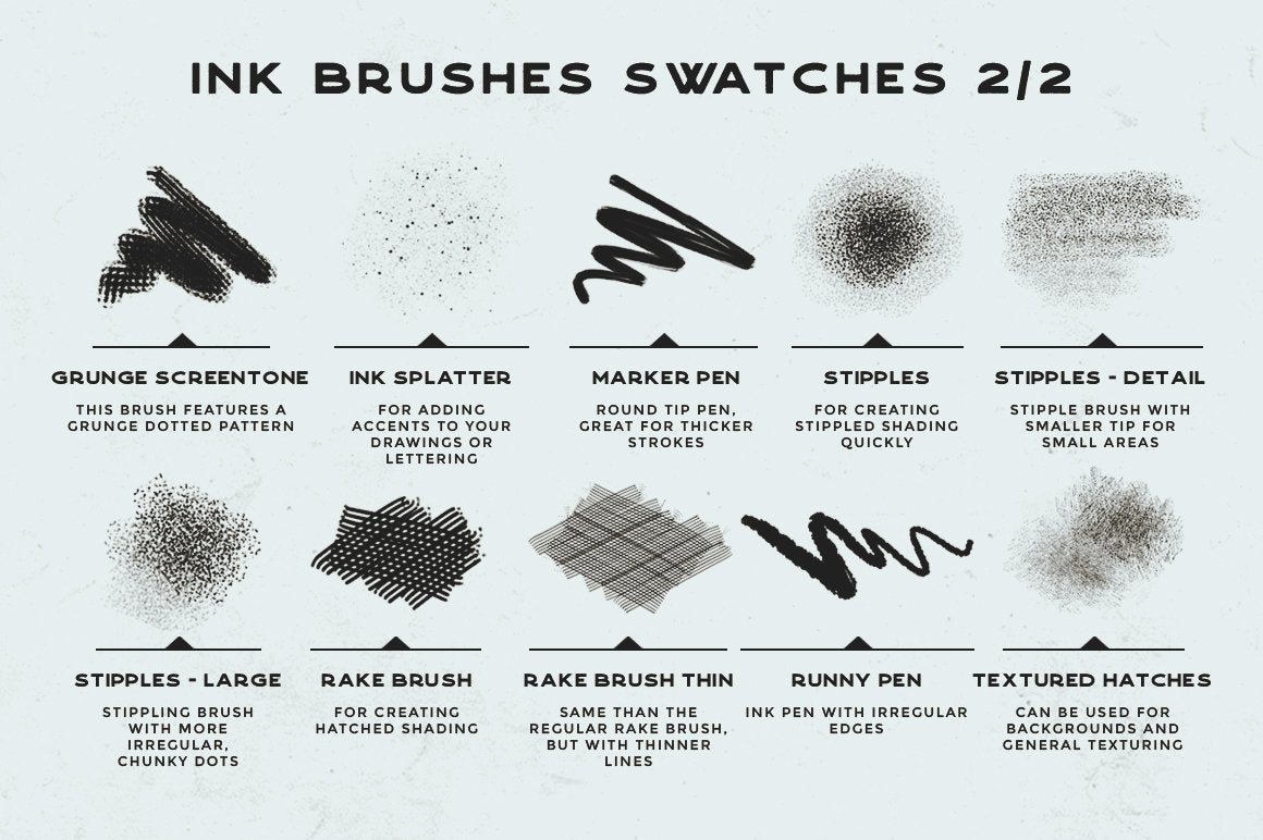 Inking Procreate Brushes