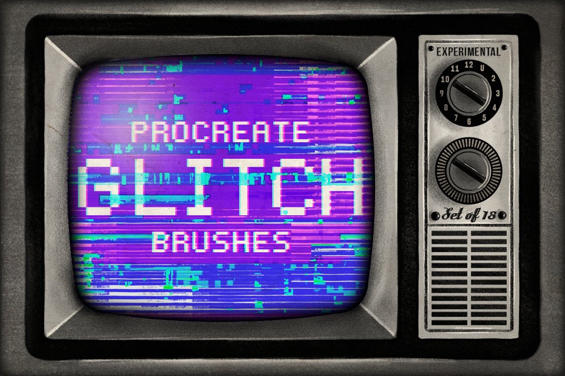 Glitch Procreate Brushes