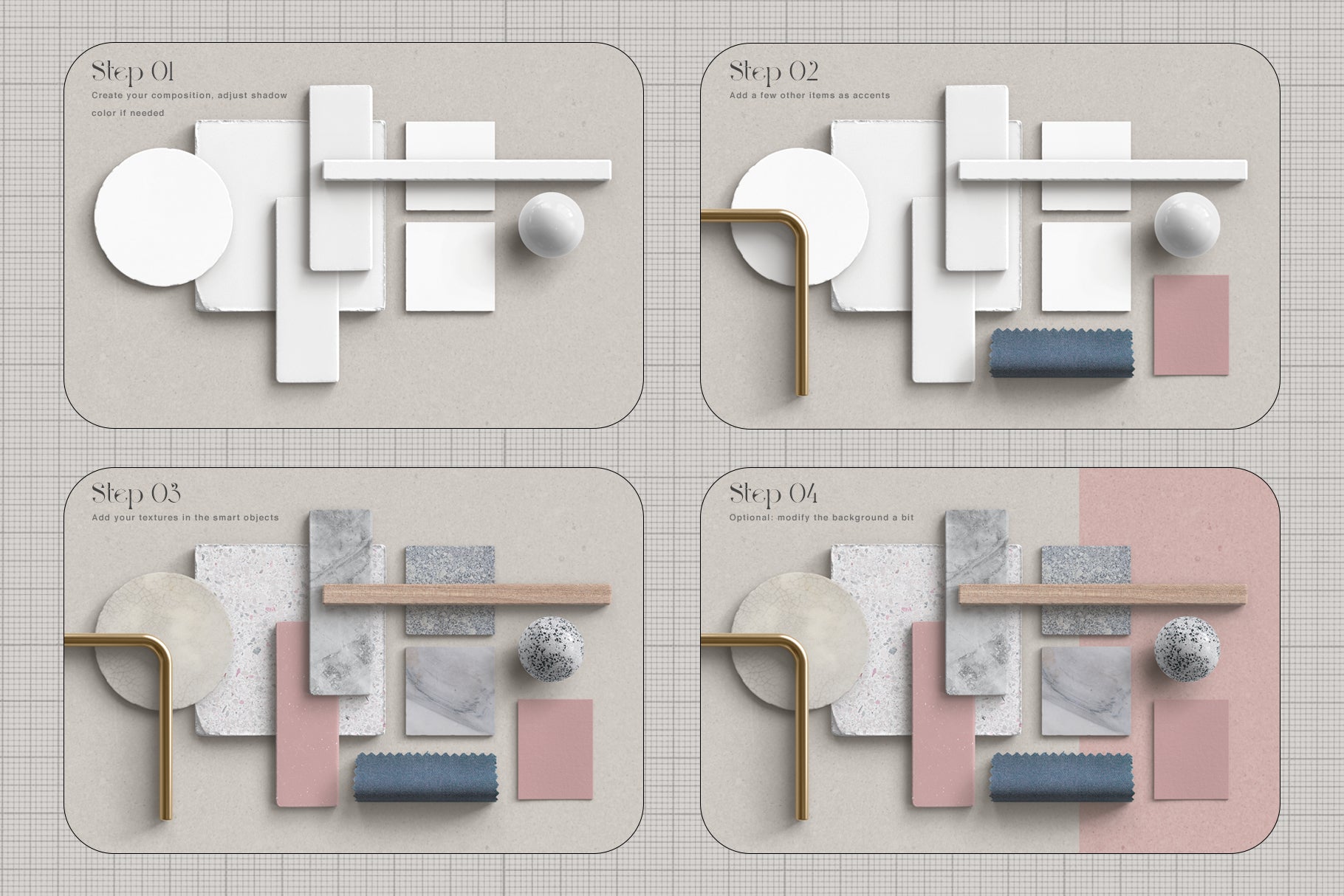 Material Board Scene Creator