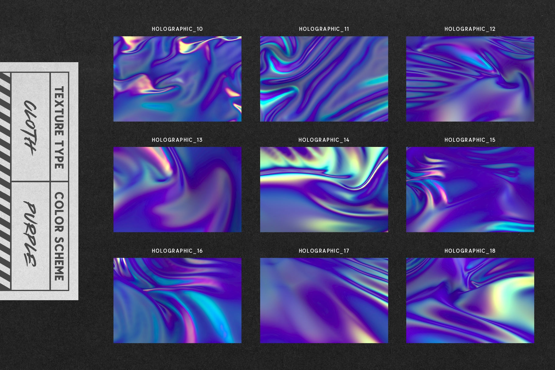 Holographic Backgrounds Collection