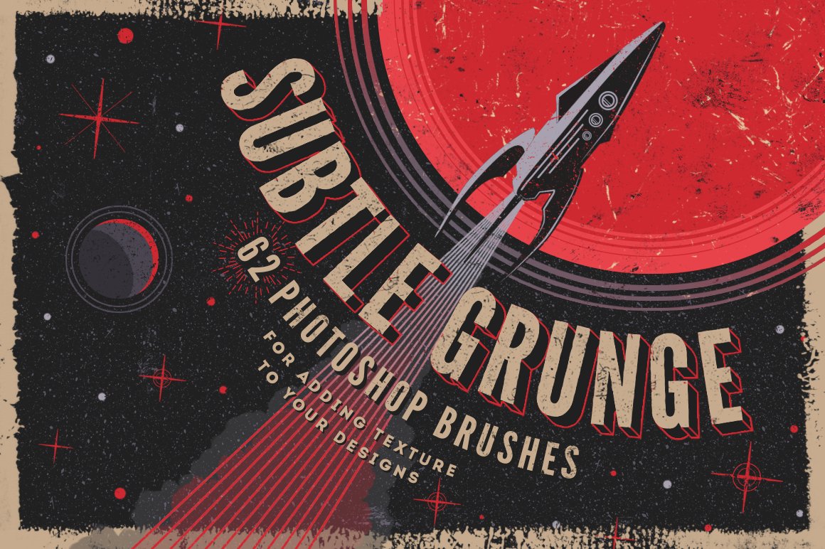 Subtle Grunge Photoshop Brushes