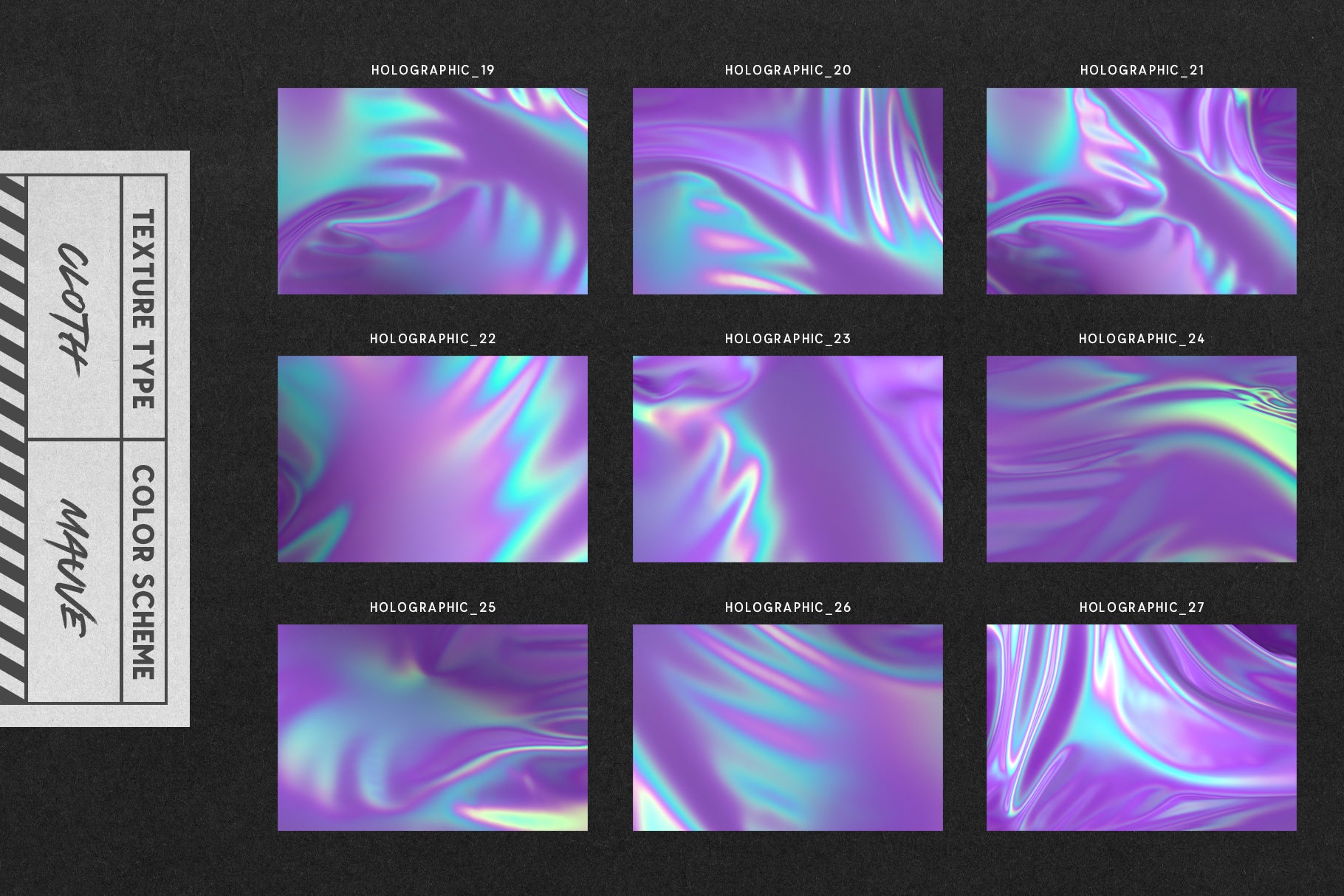 Holographic Backgrounds Collection