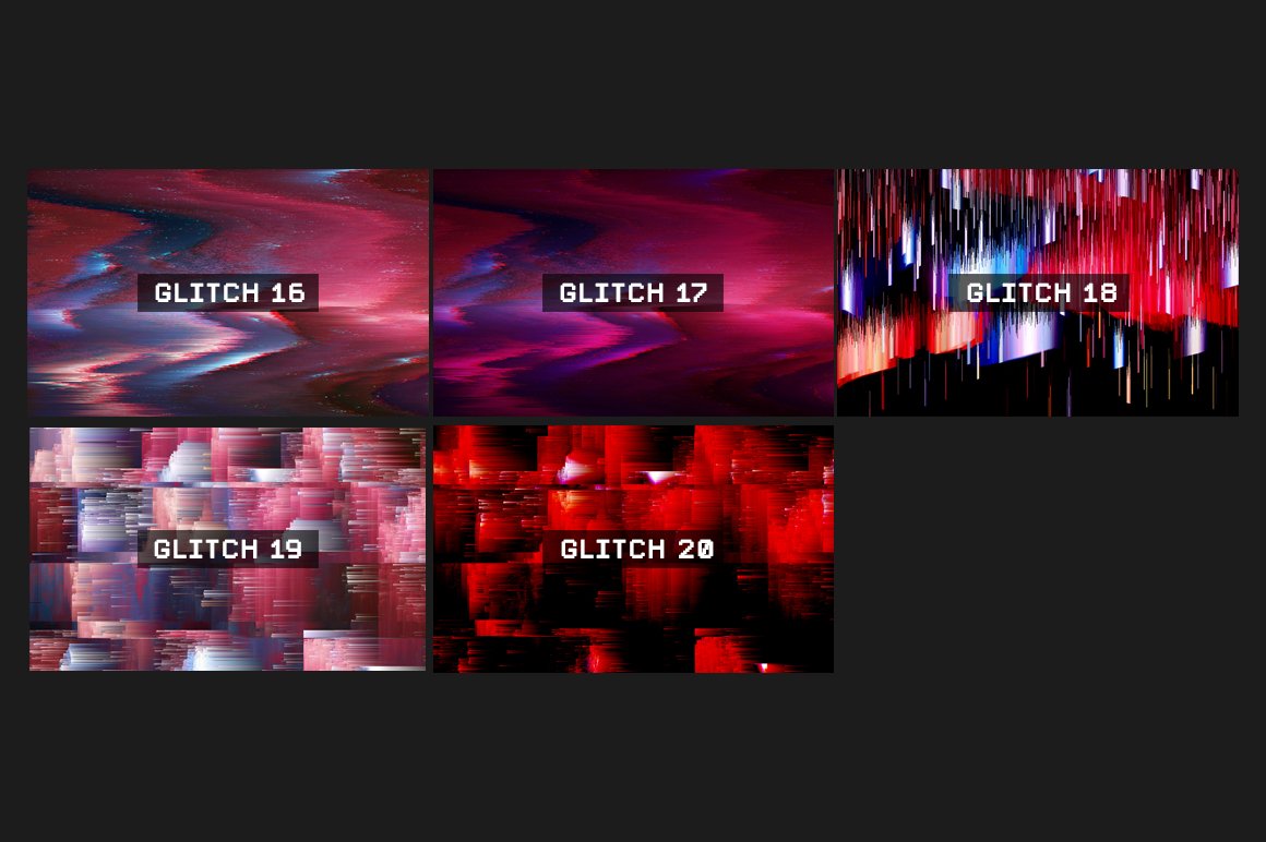 Entropy: 20 Photoshop Glitch Actions