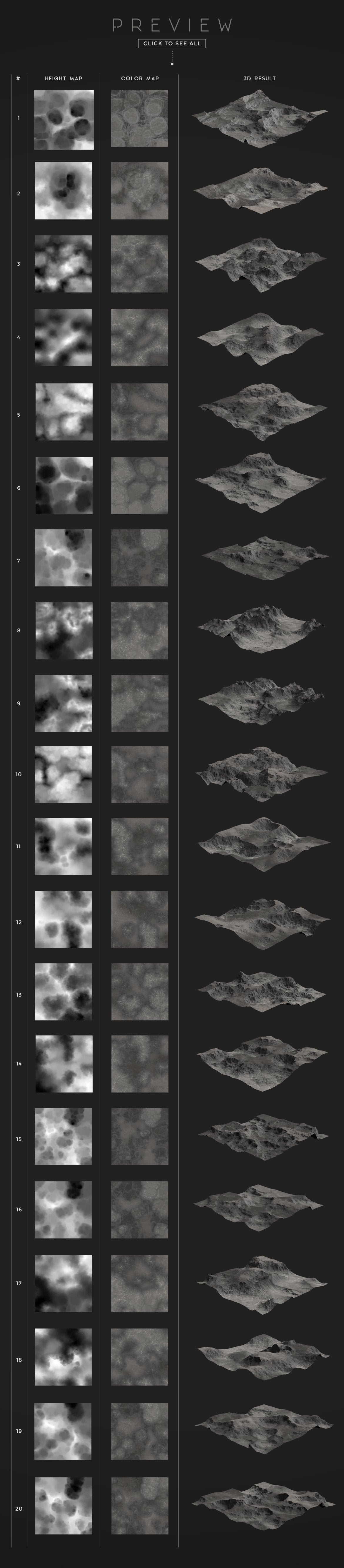 Lunar Landscapes Maps