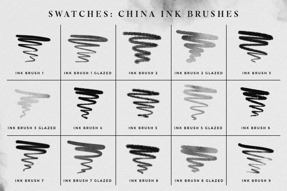 Photoshop Ink Brushes